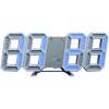 Afbeelding van Digitale LED Klok Wekker met Blauw Licht - op USB (incl.) - Tafelklok voor Slaapkamer - Game Kamer - 24 x