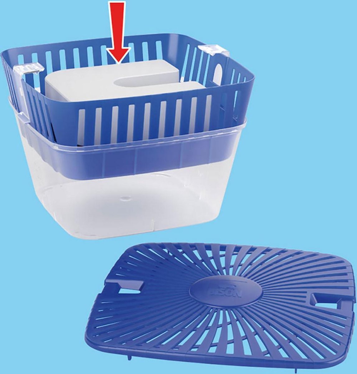 Afbeelding van Bison ® - AIRMAX - Navulling voor Vochtvreter ® - 2x 450g Vochtmagneet Navulling - Lavendel Geur - 0790