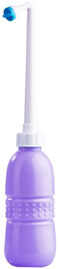 Afbeelding van Vaginale Douche - 450 ml - Paars - Peri Bottle - Intieme Verzorging - Inwendige Douche - Inwendige Reiniging