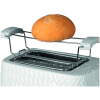 Afbeelding van Toaster Broodrooster Retro - Wit - Vintage Geroosterd brood Toaster - met Cool Wall, Ontdooi en Opwarmfunctie