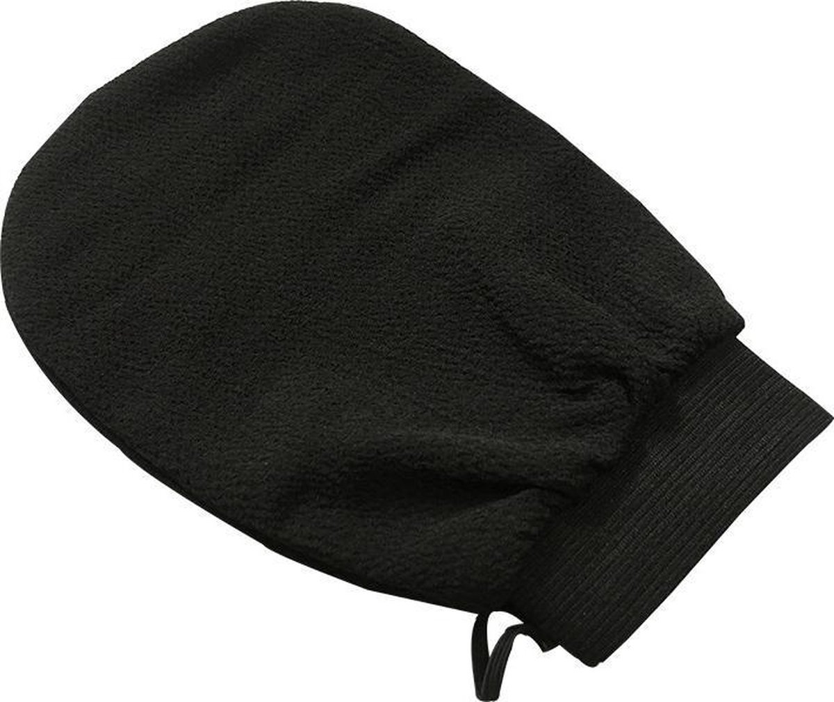 Afbeelding van 3x Sensu Scrub Handschoen - 3 stuks - Zwart - Washand Exfoliating Glove - Kessa Hammam Washandje - BPK - 0914