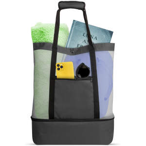 Afbeelding van Strandtas - Grote Strand Tas met Koelvak - Zwart - 45 x 43 x 15 cm - 091f 509f 4002 b8f6 21351fbc0cce
