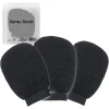 Afbeelding van 3x Sensu Scrub Handschoen - 3 stuks - Zwart - Washand Exfoliating Glove - Kessa Hammam Washandje - BPK - 0957
