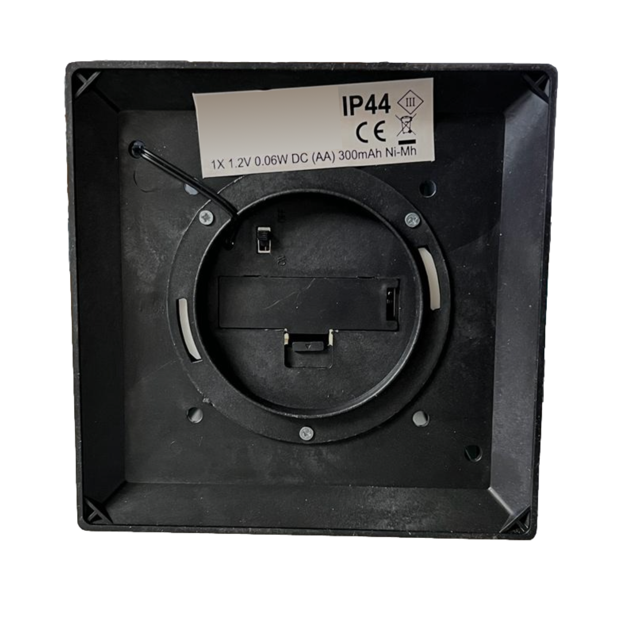 Afbeelding van Landelijke Tuin Lantaarn met LED Kaars Solar - Windlicht op Zonne-Energie - Tafellamp voor Buiten met