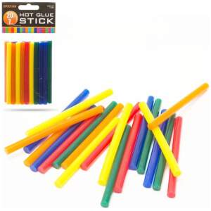 Afbeelding van Handy - Lijmpistool Vullingen Gekleurd - Lijmpatronen 7MM Rond - 100MM Lang - Lijm Patronen voor Lijmpistool