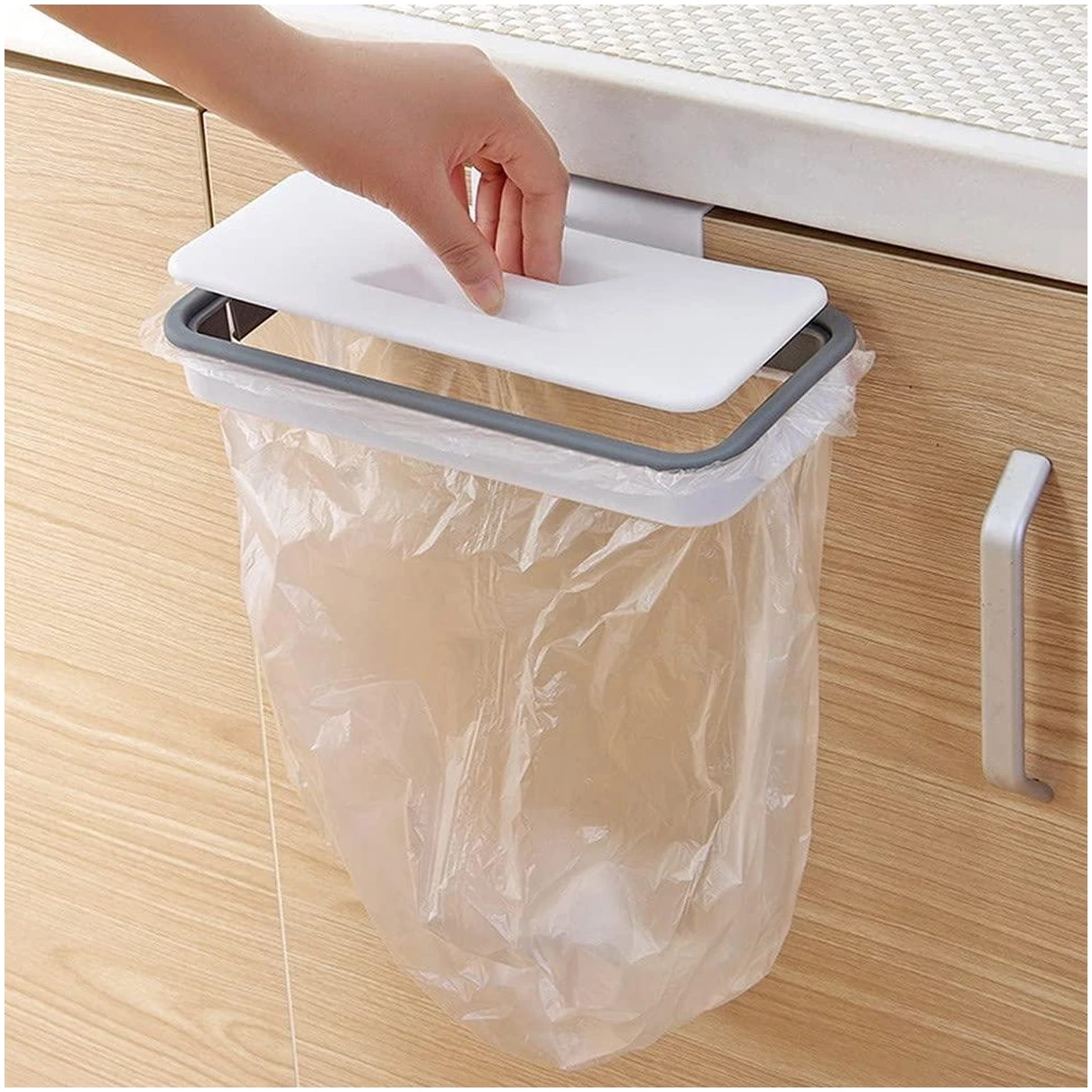Afbeelding van Inbouw Prullenbak Hangend voor Keukenkast - Afvalzak Houder Keukenkastje - 0af5 8eea 43da 84e1 649698fd7bca