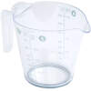 Afbeelding van Bewello Maatbeker Set met Schenktuit - 1 Liter / 500 ml / 250 ml - met Anti-Slip Ring op de bodem - 3 Stuks
