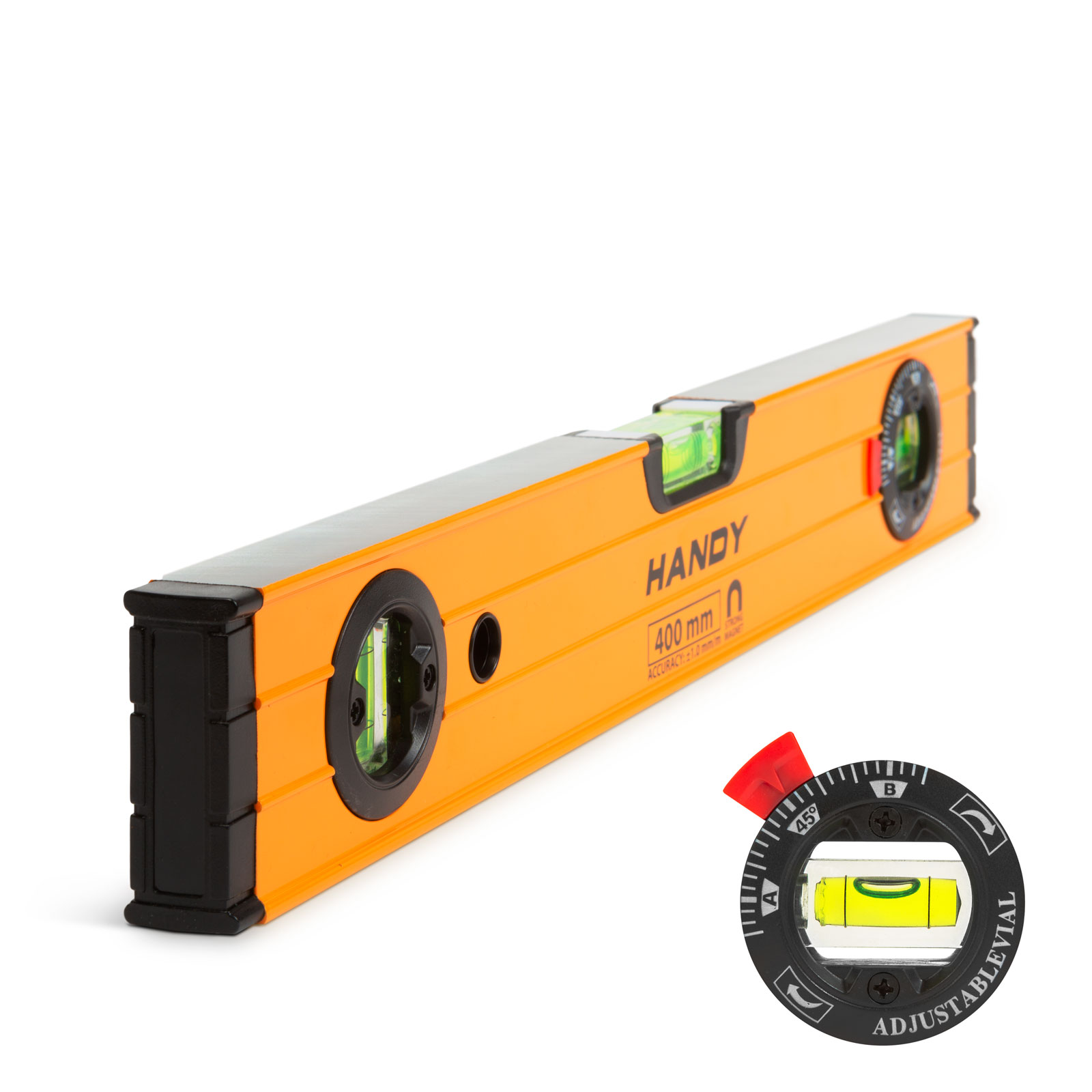 Afbeelding van Handy - Magnetische Waterpas 40cm met 3 libellen - Professioneel - 40 cm - 0b43 85a3 4942 a689 5267571f8a31