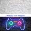 Afbeelding van LED Game Controller Lamp – Neon Multicolor – USB & Batterij – Met Dimmer – Sfeerverlichting voor