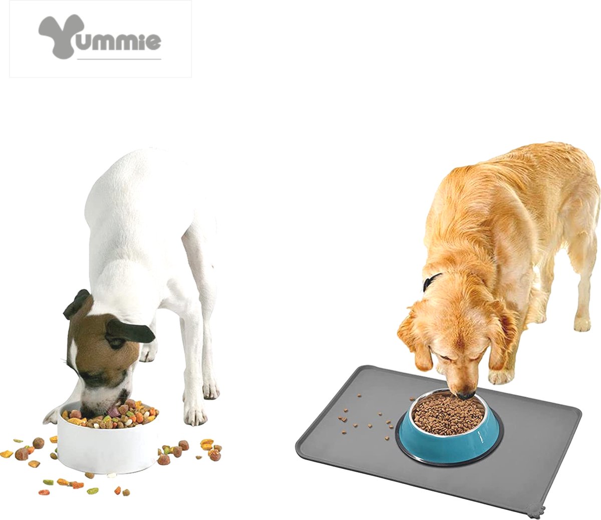 Afbeelding van Placemat Onderlegger Voerbak voor Hond en Kat - Grijs - 48x30cm - Anti-Slip - 0c65 4d81 49b1 97b6 c5778486c4e2