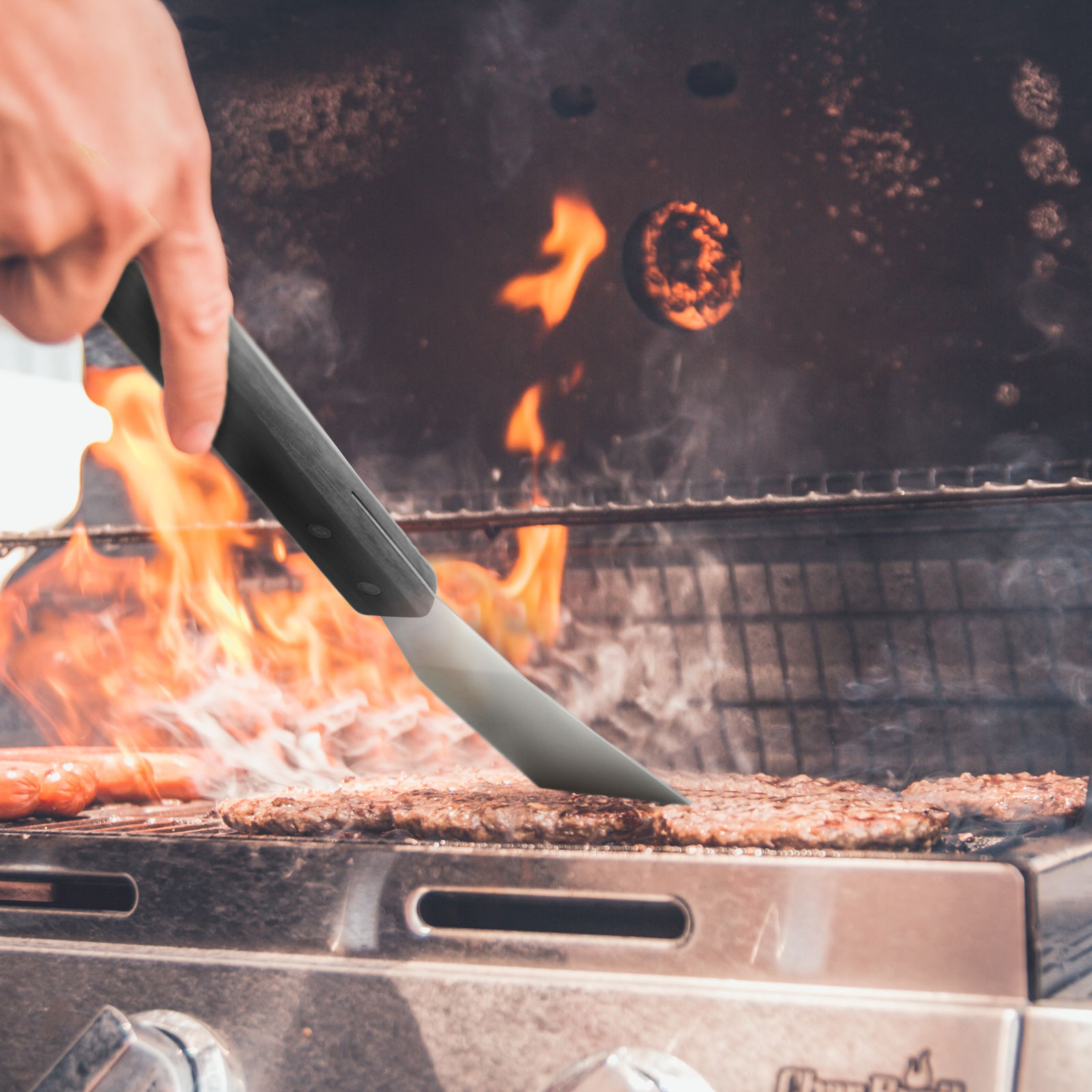 Afbeelding van BBQ Set - Spatel - Barbecue Tang - BBQ vork - Set van 3 - Hoogwaardig materiaal - 0ddc 6fca 461c 811c