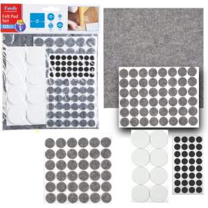 Afbeelding van 125x Premium Viltjes Stoelpoten - Zwart / Wit / Grijs - Zelfklevend Anti Kras Meubelvilt voor Meubels - 125
