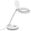 Afbeelding van Handy - Bureau Loeplamp op Standaard - Vergrootglas met verlichting - Op Netstroom - 100MM Glas - Loep Lamp -