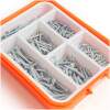 Afbeelding van Handy - Zelftappende Schroeven Assortiment - 3,5mm,4mm,5mm - Zelftappers Schroeven Set - 210 Stuks - 0f3c