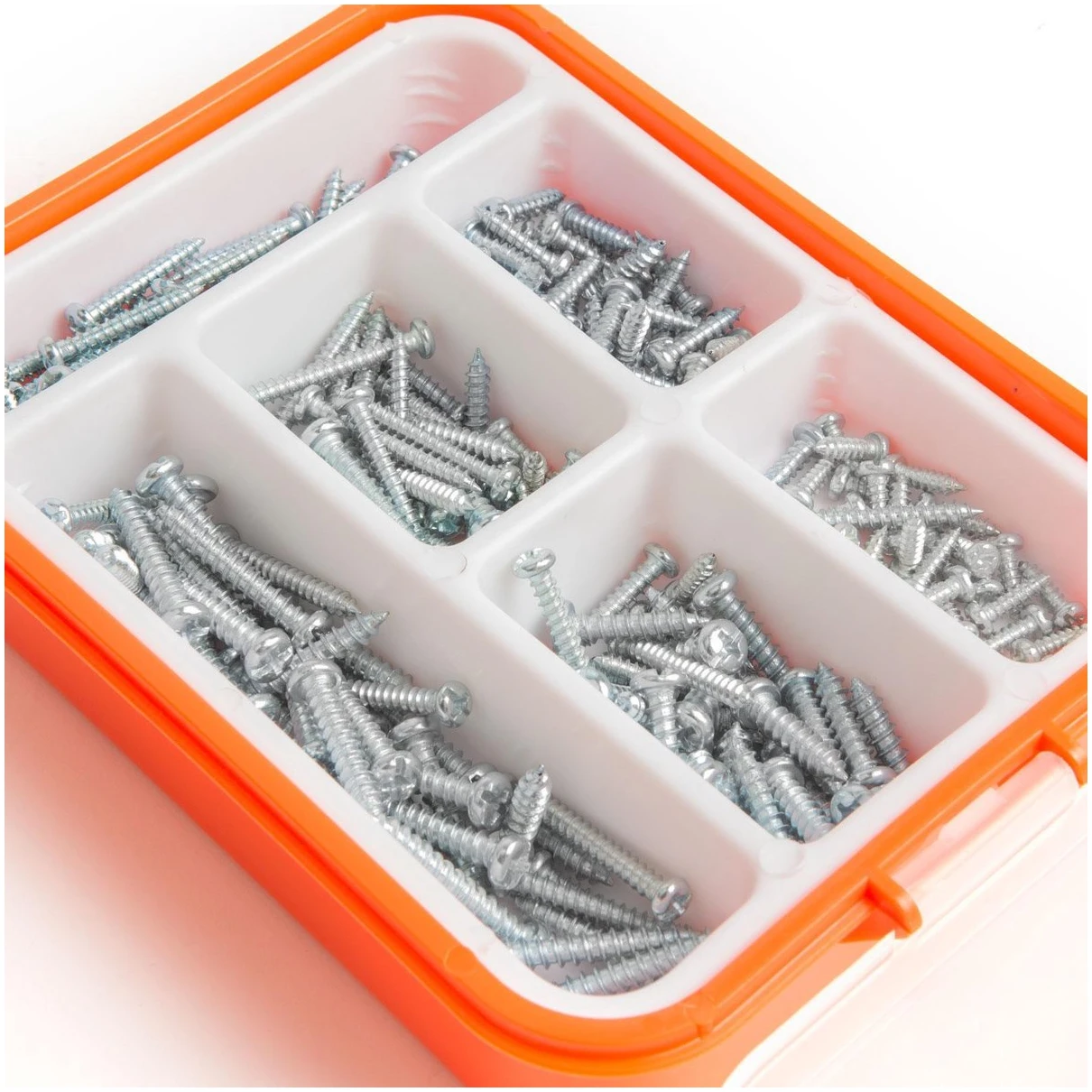 Afbeelding van Handy - Zelftappende Schroeven Assortiment - 3,5mm,4mm,5mm - Zelftappers Schroeven Set - 210 Stuks - 0f3c