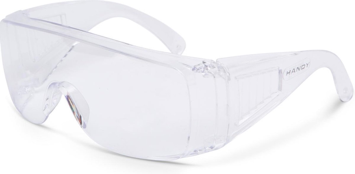 Afbeelding van Handy - Professionele Overzet Veiligheidsbril - Overzetbril - Vuurwerkbril - met UV bescherming - 12f9 5601