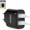 Afbeelding van Dubbele USB Stekker Oplader met 2 poorten - Zwart - Snellader - 5 V - 2.4 A - BPK - 131d 142e 4b25 b0e8