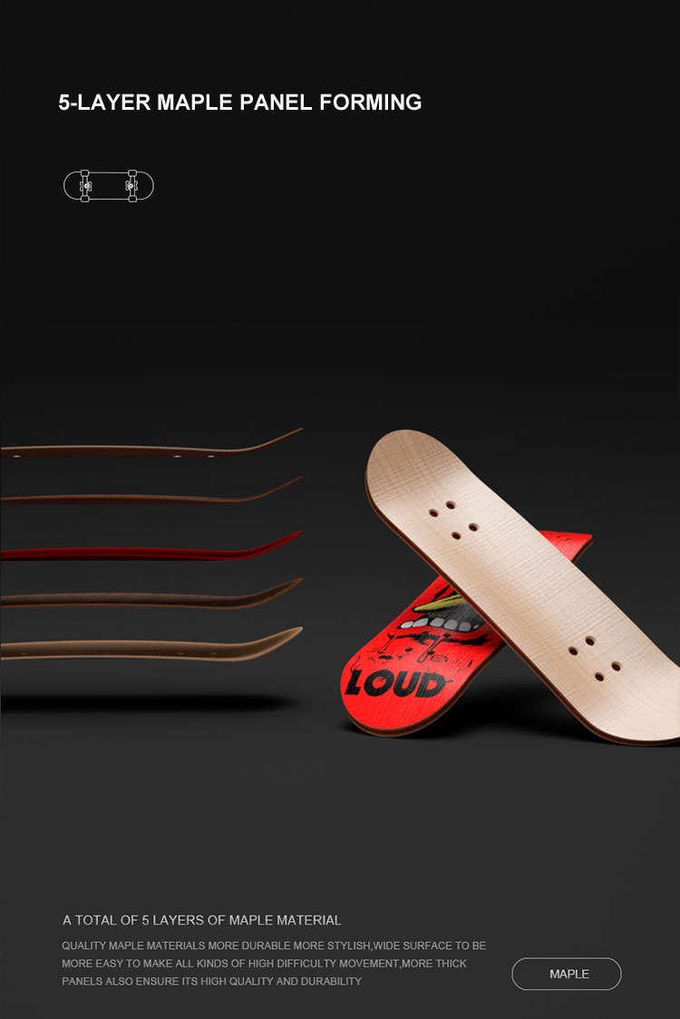 Afbeelding van Fingerboard PRO met Griptape - ''LOUD'' - Vinger Skateboard - Vingerboard - Mini