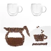 Afbeelding van Vog&Arths Dubbelwandige Espresso Kopjes - 2x 80ML - Glazen voor Espresso met Oor - 144b b7a3 4f2b 80f3