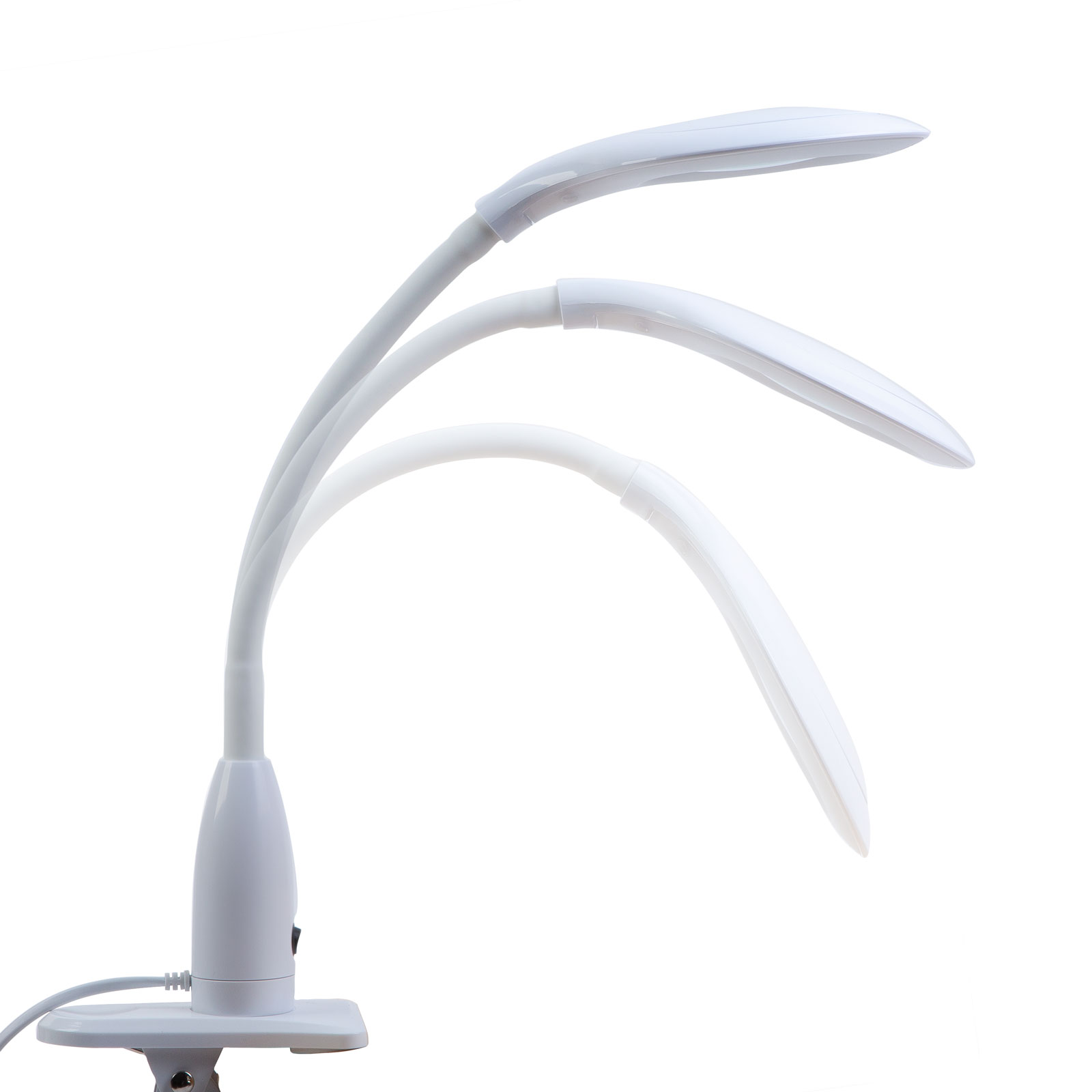 Afbeelding van Handy - Bureau Loeplamp met Tafelklem - Vergrootglas met verlichting - 12 Dioptrie (5x Zoom) Op Netstroom -