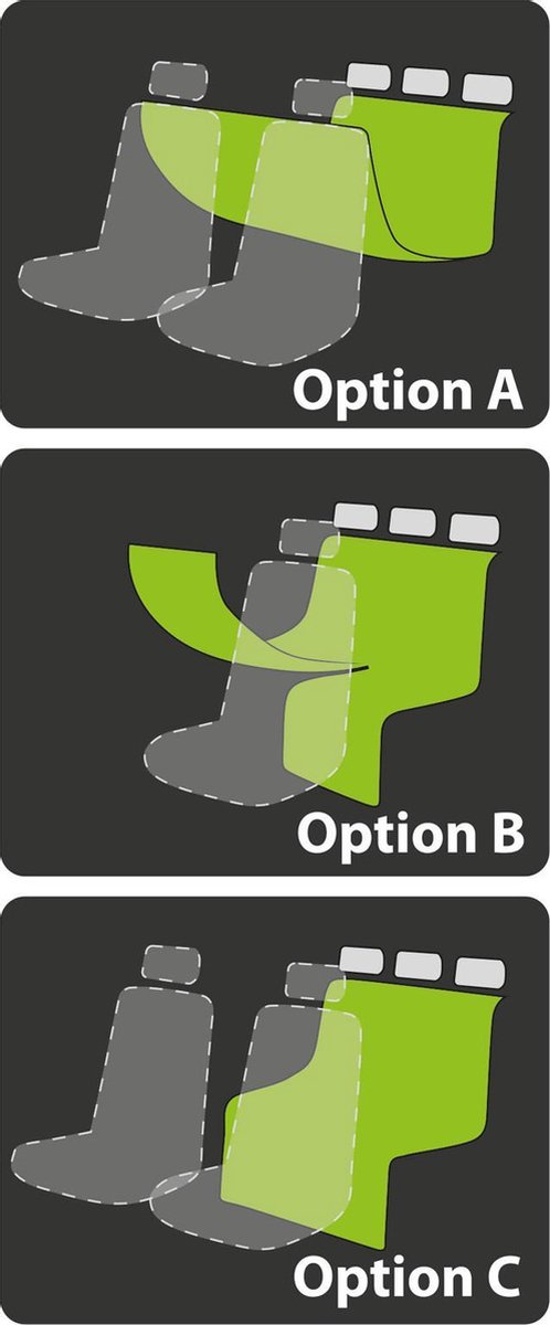 Afbeelding van MNC - Hondendeken Auto Achterbank Beschermer - Zwart -130 x 160 CM - Bescherming in tweeën deelbaar -