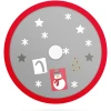 Afbeelding van Kerstboomrok - Kerstboomkleed - 97 cm - Rood en Grijs - 1706 f98c 4df5 b7a3 5e4f773cfd71