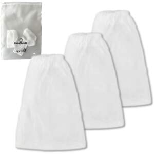 Afbeelding van Filterzakjes voor HomeShopXL Aquarium Stofzuiger - 3 Stuks - Vervangings Herbruikbare Filterzakjes - Wit -