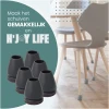 Afbeelding van N'JOY LIFE - 24x Premium Stoelpoot beschermers Flexibel - Stoelpootdoppen 22-28 mm voor Ronde Stoelpoten