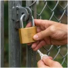 Afbeelding van Handy - Extra Groot & Zwaar Hangslot met Sleutel 60mm - Hangsloten - Gehard staal - Sluiting ⌀ 9MM -