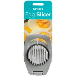 Afbeelding van Bewello - Ei Snijder / Eiersnijder - Vaatwasserbestendig - RVS Draad & BPA vrij - Grijs - Eisnijder