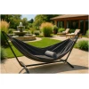 Afbeelding van HSXL Dubbele Hangmat Grijs - 1 of 2 Persoons - Lig Oppervlak 190x150cm - Lengte 260cm - 1ec4 5b6d 4460 bca8