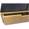 Afbeelding van Luxe Capsulehouder | Bamboe & Zwart Glas | Multifunctionele Cuphouder voor Dolce Gusto, Lavazza,