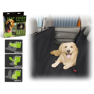 Afbeelding van MNC - Hondendeken Auto Achterbank Beschermer - Zwart -130 x 160 CM - Bescherming in tweeën deelbaar -