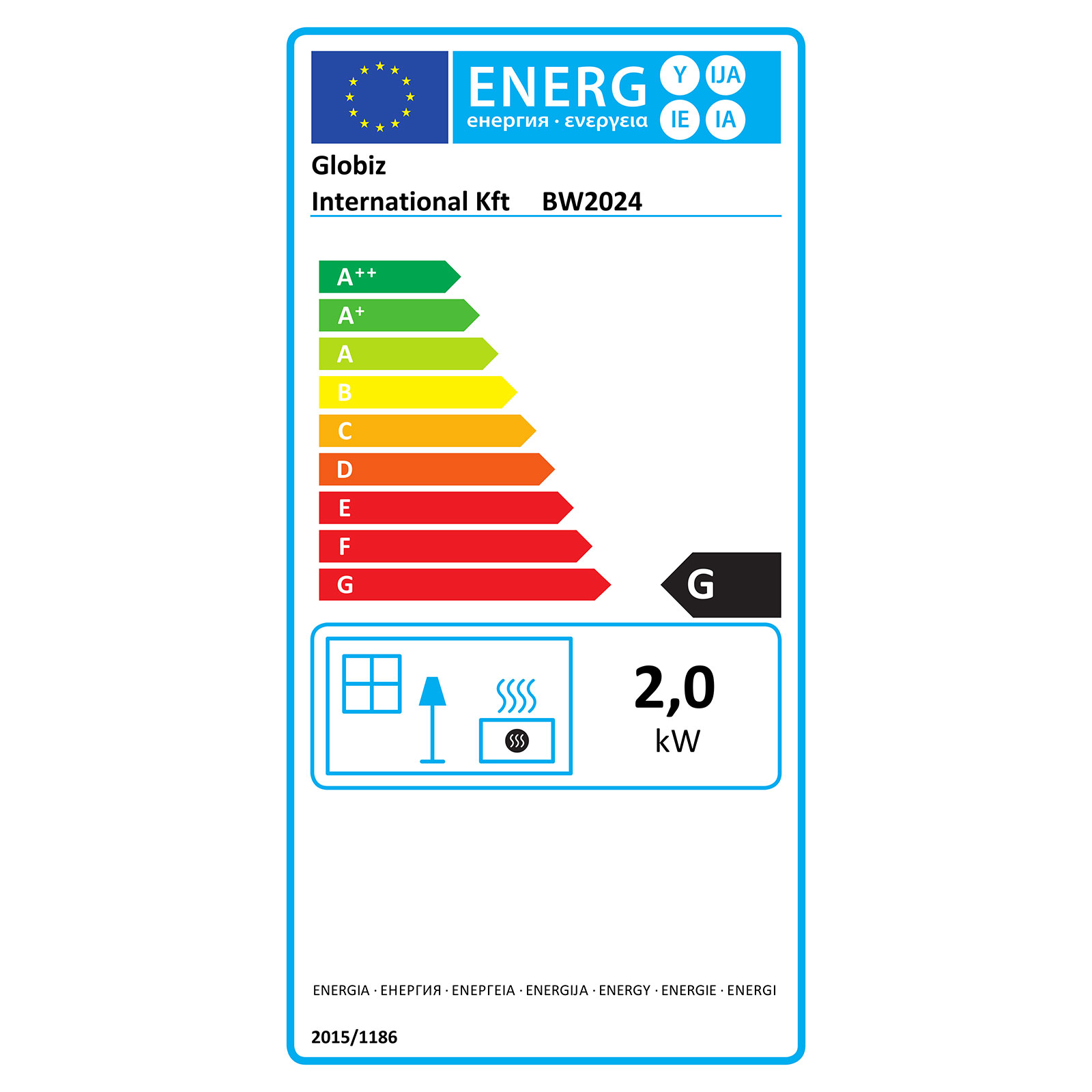 Afbeelding van Elektrische Verwarming Sfeerhaard Elektrisch RGB Kleuren - Open Haard met Afstandbediening - 950 tot 2000W -