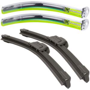 Afbeelding van MNC - Monsoon Aero Tech - 2x Universele Ruitenwissers voor Auto Voorruit - 660 mm - Universeel - Set van 2 -