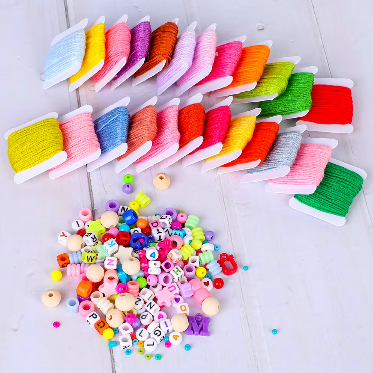 Afbeelding van N'JOY LIFE - DIY Sieraden Maken Set – 4655-delig Knutselpakket voor Meisjes – In 3 laags opbergbox