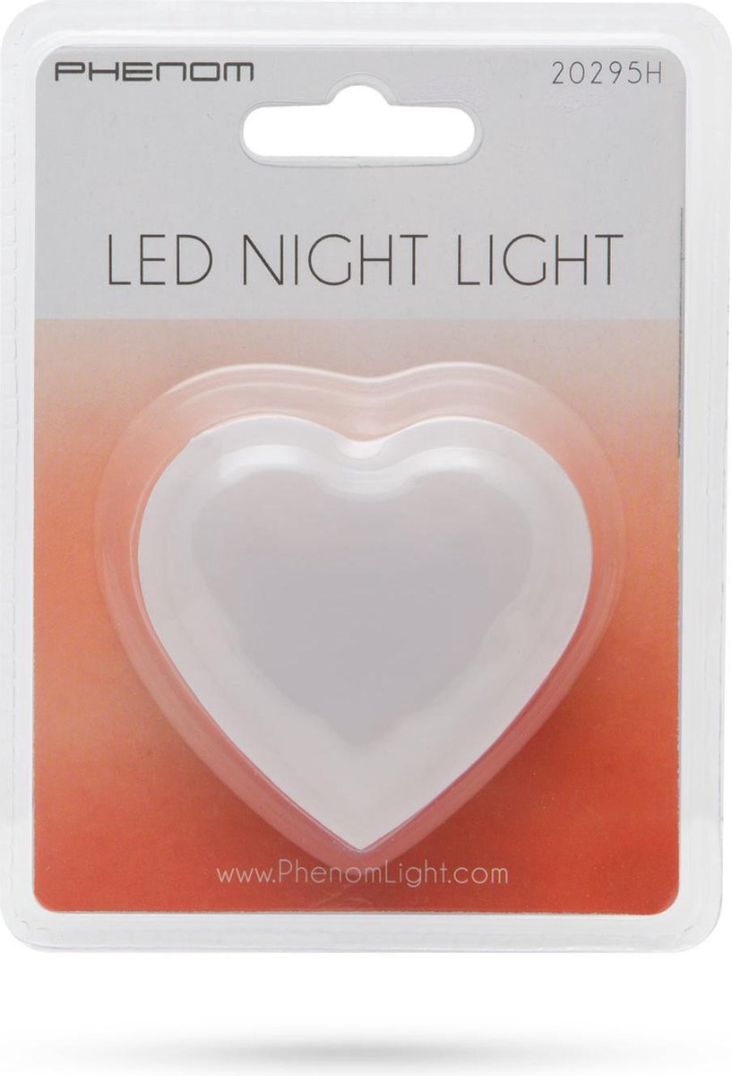 Afbeelding van Nachtlampje voor Kinderen - Kind Stopcontact Hart Lamp - Stopcontact Lampje Meisje - Babykamer en Kinderkamer