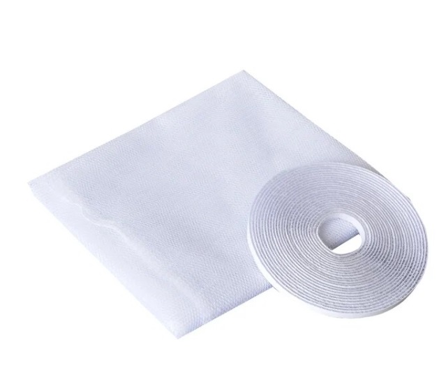 Afbeelding van Garden of Eden - Raamhor Horrengaas voor ramen met Klittenband - 150 x 150 cm - Wit - Raamhor - Vliegengaas -