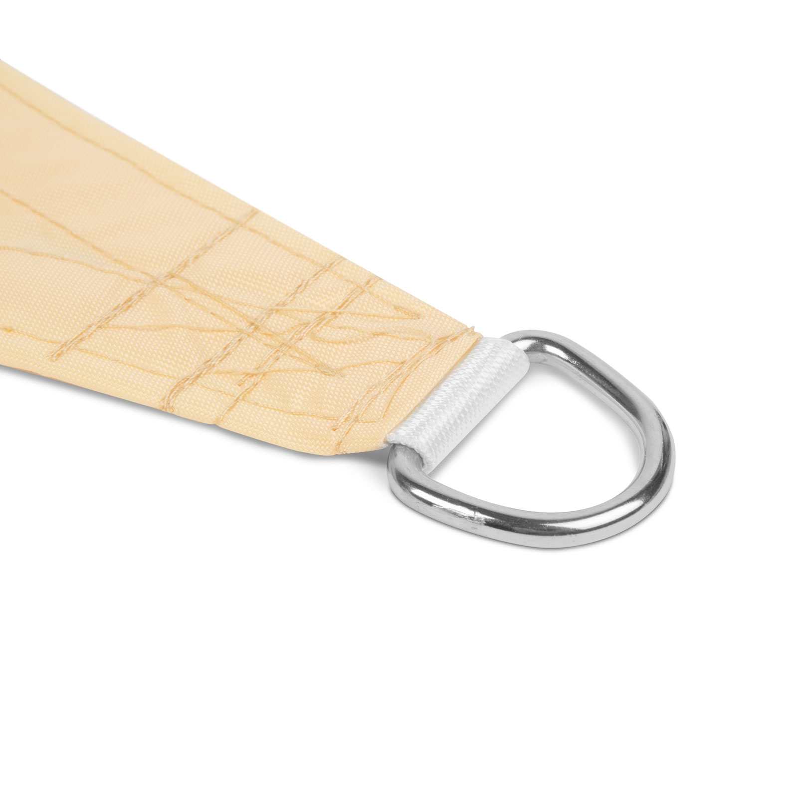 Afbeelding van Garden of Eden - Schaduwdoek Driehoek - 2x2x2m - Stevig Doek 160g/m² - Beige - UV bestendig - Zonnescherm