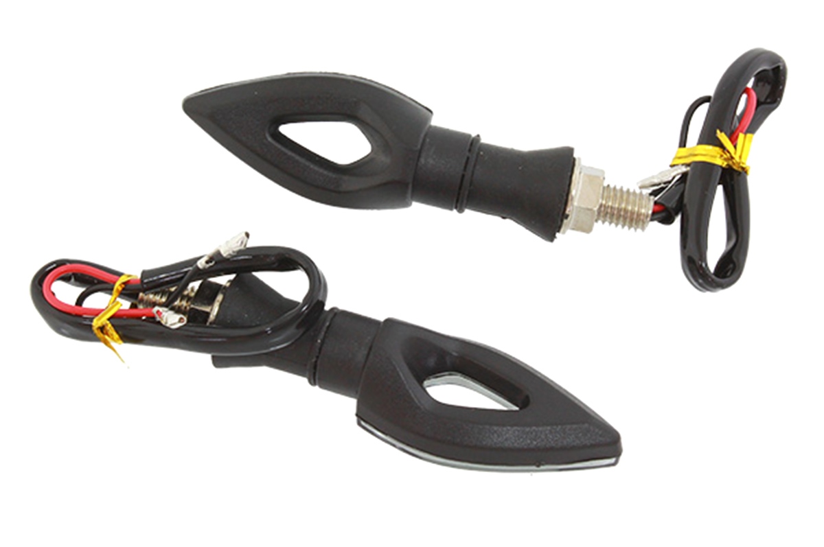 Afbeelding van 2 stuks Motor Knipperlichten LED Richtingaanwijzers - 10 LED - 2 stuks - Zwart - BPK - 26cf 169e 4835 a74c