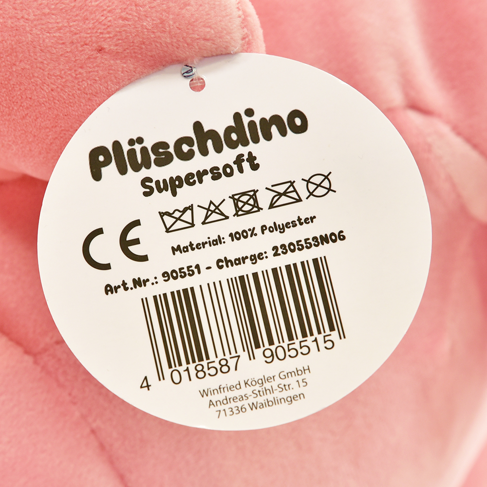 Afbeelding van Kussen Dinosaurus Knuffel - Dino Squish Plushie Kinderkussen - Kind Knuffelkussen Zachte Plush - 40cm - Roze