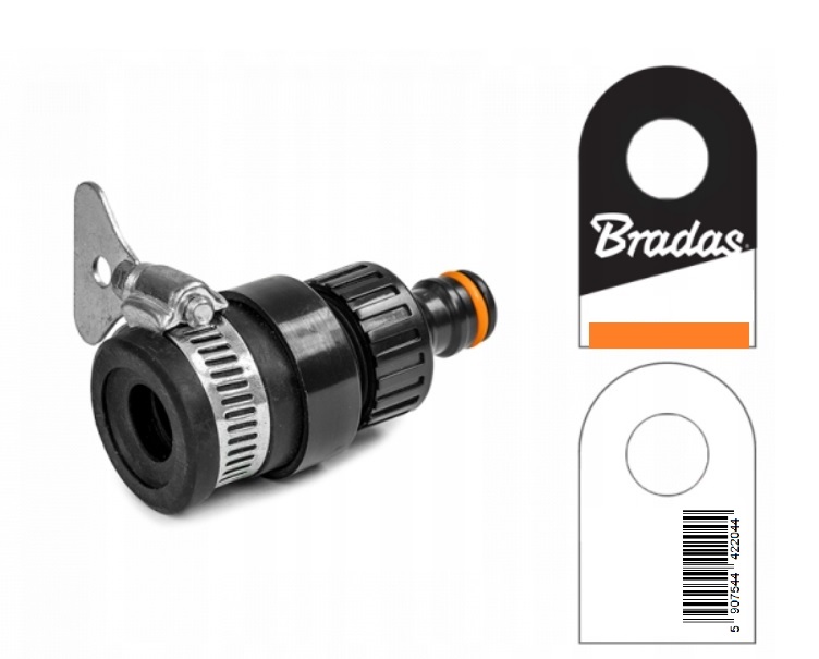 Afbeelding van Kraan Koppeling Tuinslang - Waterdief 22 – 24mm - Kraanstuk - Adapter binnenkraan - Ook geschikt voor