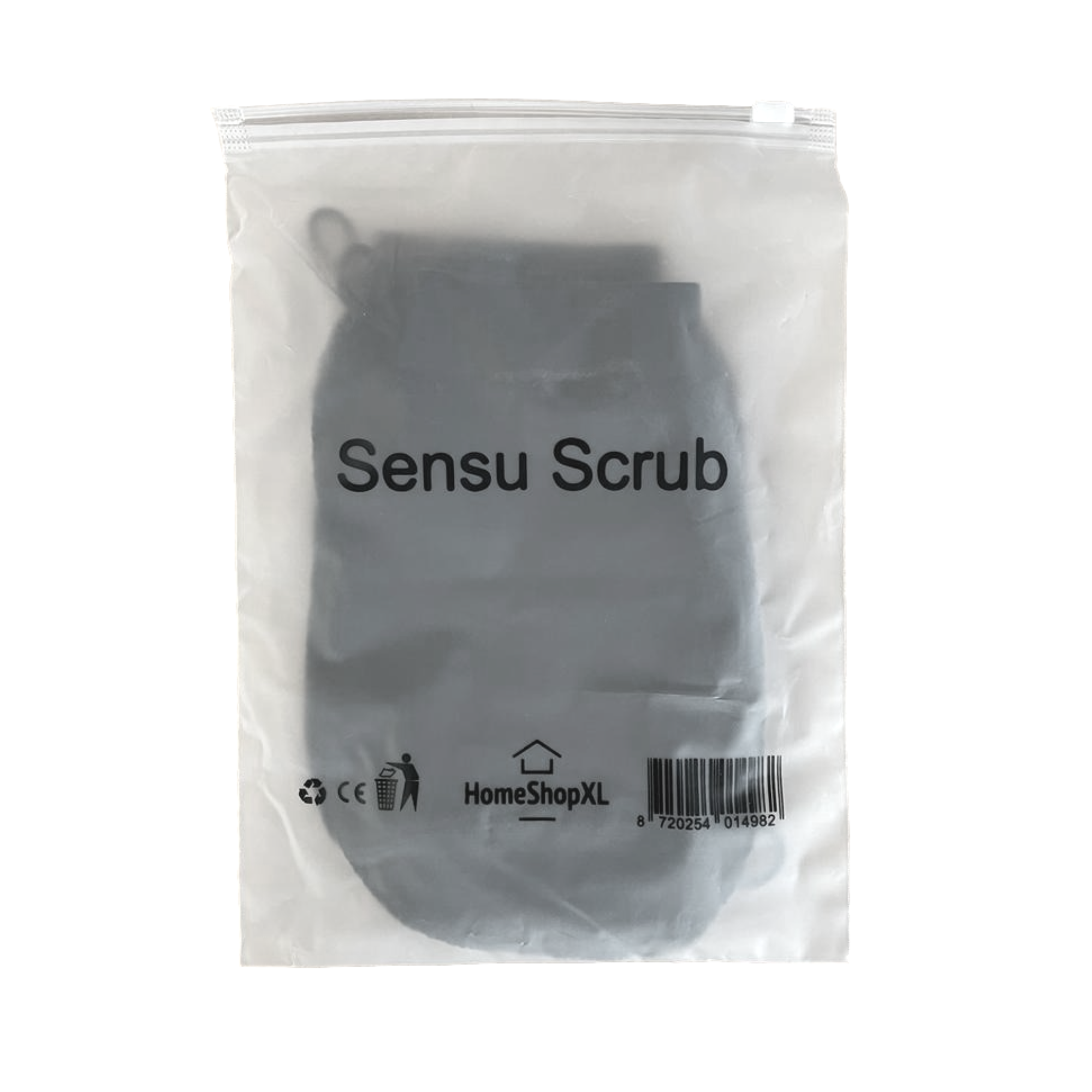 Afbeelding van 3x Sensu Scrub Handschoen - 3 stuks - Zwart - Washand Exfoliating Glove - Kessa Hammam Washandje - BPK - 29a4
