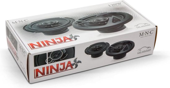 Afbeelding van MNC - Auto Speakers / Luidsprekers - NINJA - Universeel toepasbaar 160 - 170 mm - 16CM - Lage inbouwdiepte -