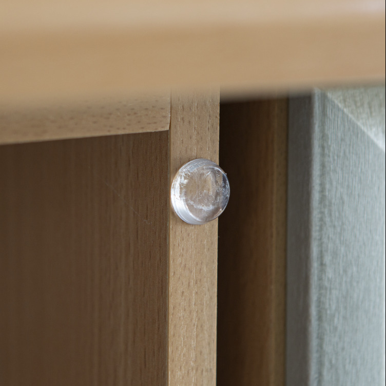 Afbeelding van Deurstoppers Zelfklevend Transparant - 8x - 18mm - Stootdopjes - Stootdoppen - Anti Slip Dopjes -