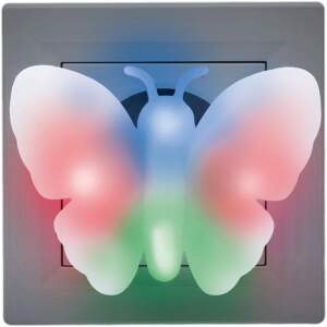 Afbeelding van Nachtlampje voor Kinderen - Kind Stopcontact Vlinder Lamp - Stopcontact Lampje Meisje - Babykamer en