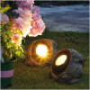 Afbeelding van Garden of Eden - Solar Steen Grondspot LED - XL - Tuinverlichting / Sfeerverlichting - 20 x 12 x 16 cm - Rots