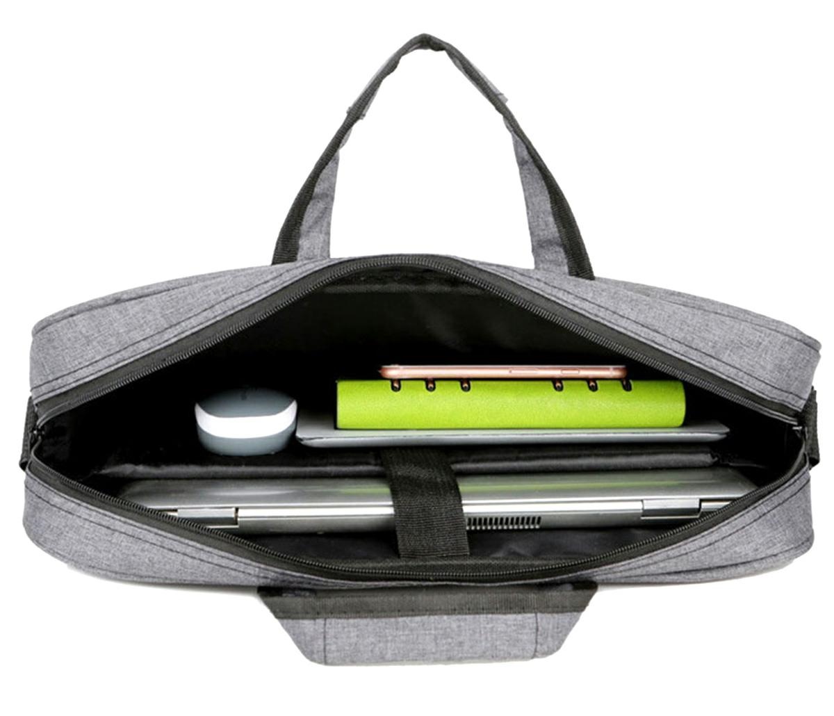 Afbeelding van Laptoptas Grijs - 15.6" - 41 cm x 32 cm x 7 cm - Met Schouderband - 2e8c 34e8 4e07 912a be44515d0f3d