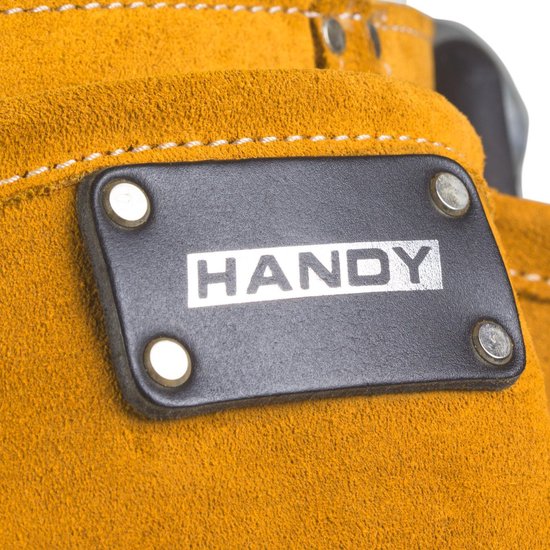 Afbeelding van Handy - Gereedschapsgordel met Hamerhouder en Riem - 7 Vakken - Leer - Spijkerschort - 2f47 f136 48f7 9b91