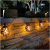 Afbeelding van Garden of Eden - Solar LED Tuinverlichting met vlameffect / Sfeerverlichting voor Buiten - Kabellengte 3.4